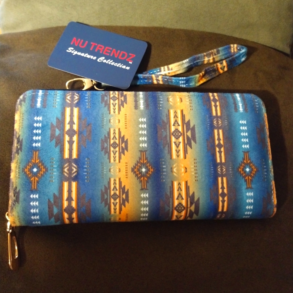 - Fleece Zipper Wallet Indian Design
